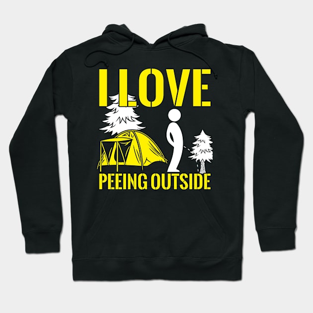 Camp Camping Camper Campfire Campsite Hiking Gift Hoodie by Tee__Dot